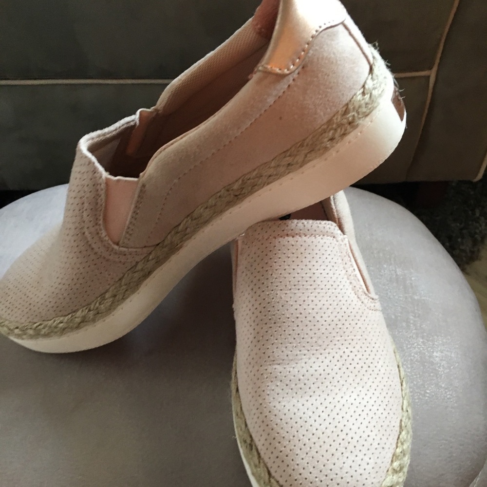 Dr Scholls pink slip on size 6